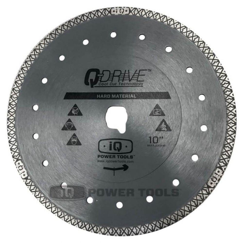 iQ Power Tools iQTS244 10” Q-Drive Hard Material Blade - TileTools