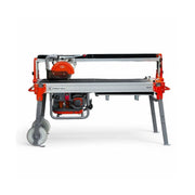 iQ252 10" dry cut rail saw with orange cutting head and base