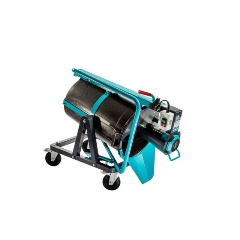 Collomix LevMix 750 can be titlted over for easy pouring