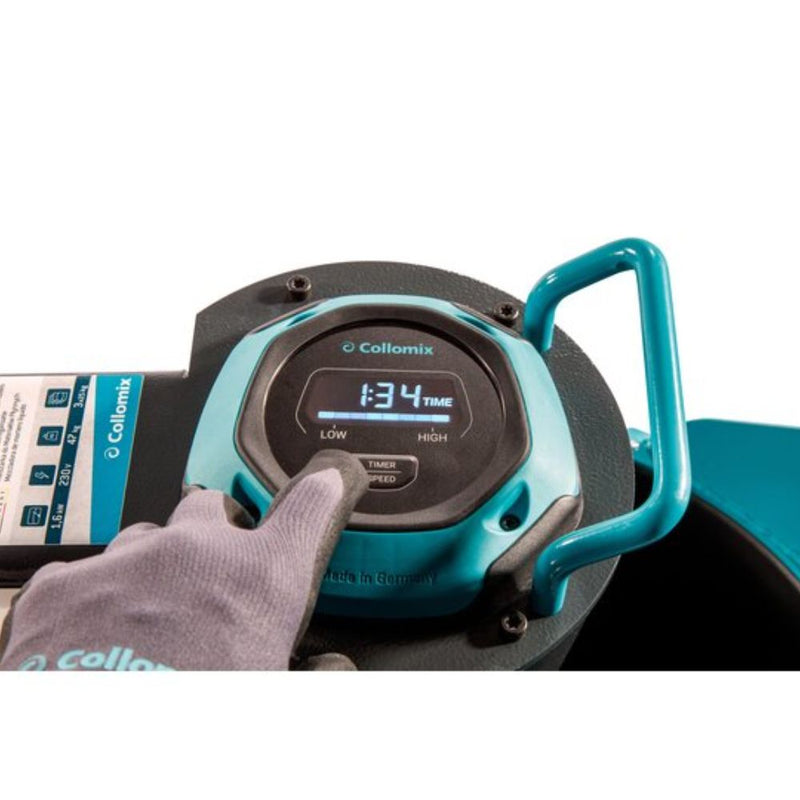 Collomix LevMix 750 digital timer and speed control panel