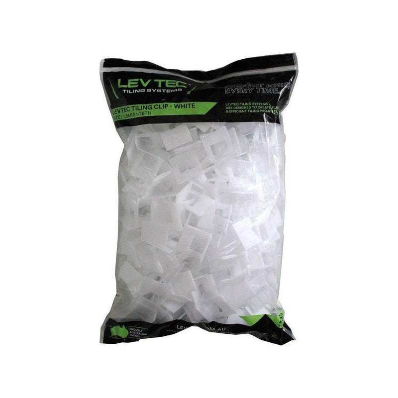 LEVTEC Tile Leveling Clips 1/16" - TileTools
