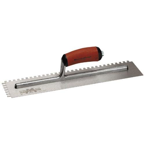 Marshalltown® 16" x 4-3/4" Large Notch Trowel with DuraSoft Handle - TileTools