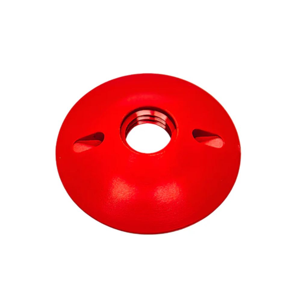 Crowne Plastic Grinder Nip Nut – Red, 5/8″-11 (Non-Marking
