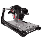 Pearl 14" masonry/brick saw with black base and circular diamond blade