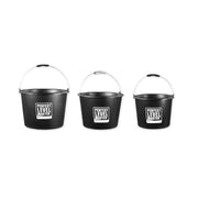 3 piece of he Perfect Level Master Reusable Rubber Buckets - TileTools