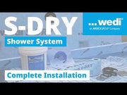 Installation video for wedi S-Dry shower system 
