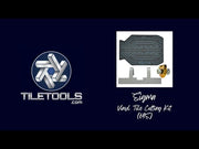 Vinyl tile cutting kit for Sigma Series 4 NEX tile cutters with magnetic mat and scoring wheel for LVT and SPC