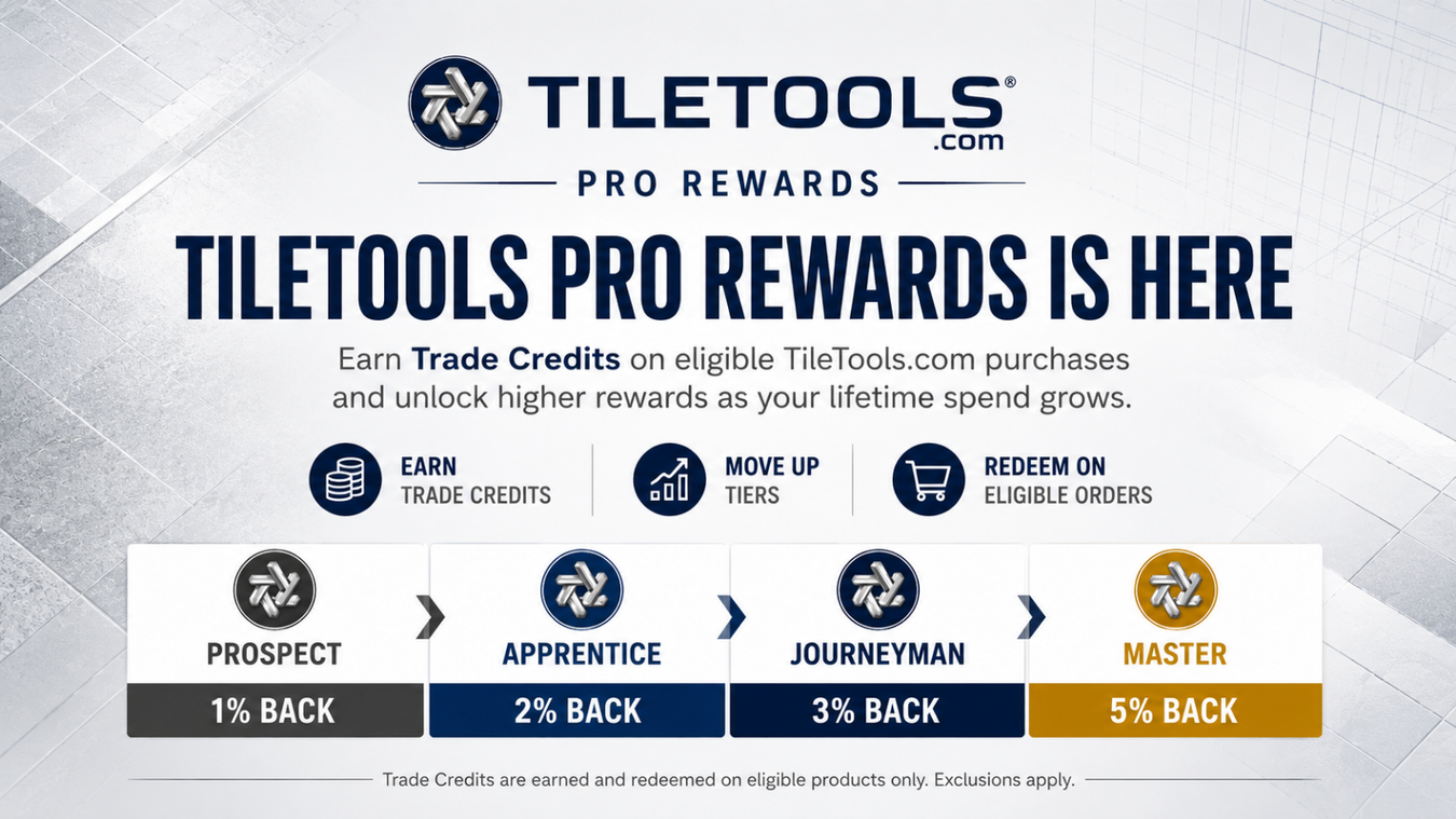 TileTools rewards showing from Prospect to Master tiers