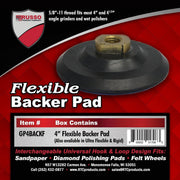 Russo Trading Company 4" Hook & Loop Backer Pad - TileTools