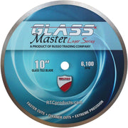 10" Russo Trading Company Glass Master Laser Series blade for glass cutting