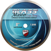 8" Russo Trading Company Glass Master Laser Series blade for glass cutting