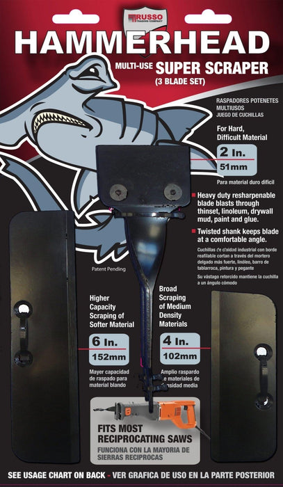 Hammerhead Super Scraper for Reciprocating Saws - TileTools
