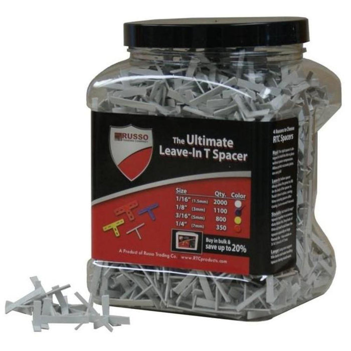 Russo Trading Company Leave-In T-Style Tile Spacers - TileTools