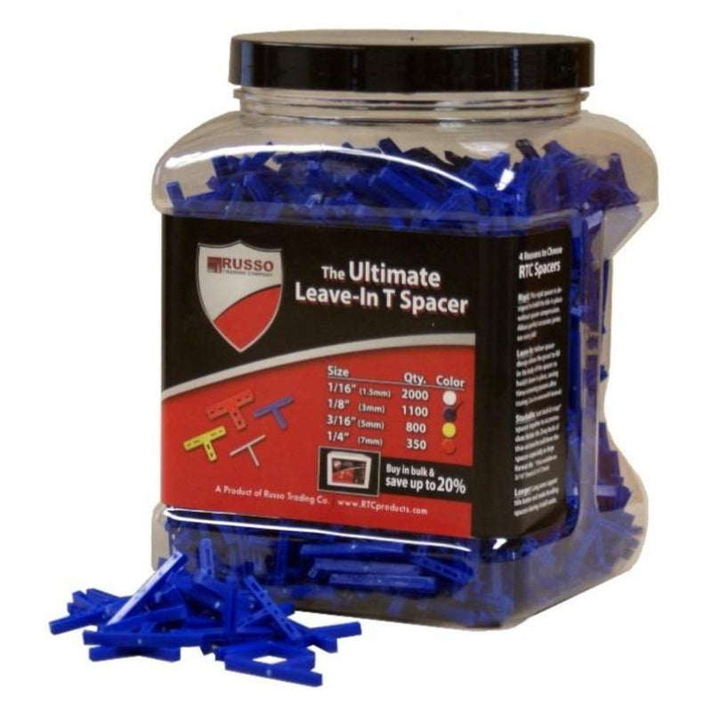Russo Trading Company Leave-In T-Style Tile Spacers - TileTools