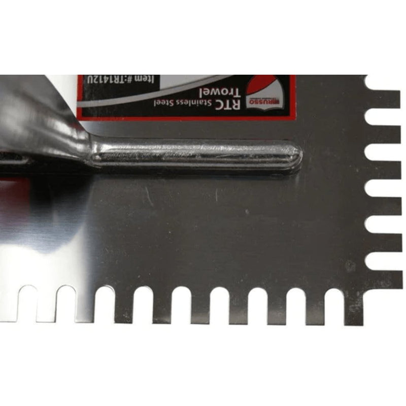 Russo Trading Company Stainless Steel Notched Tile Trowels - TileTools