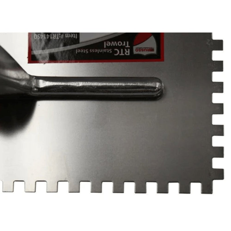 Russo Trading Company Stainless Steel Notched Tile Trowels - TileTools