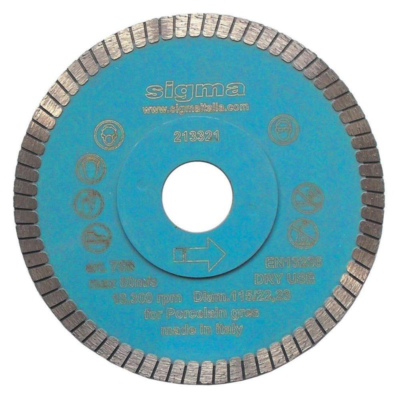 Sigma 75B Professional Turbo Diamond Blade 4.5" - TileTools