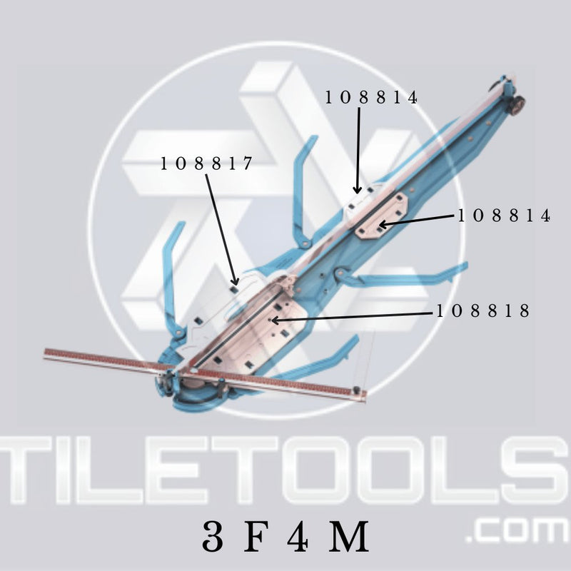 Sigma 3F4M Tile Cutter with 108814 Table for Enhanced Accuracy