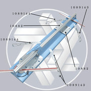 Sigma Tile Cutter Model 12D1 with 10882 Front Table