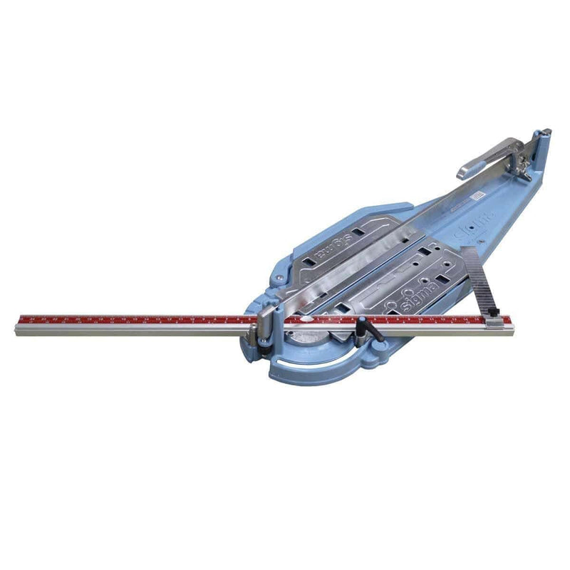 Sigma Max push tile cutter 19.5" (3L3M), blue base with long cutting rail