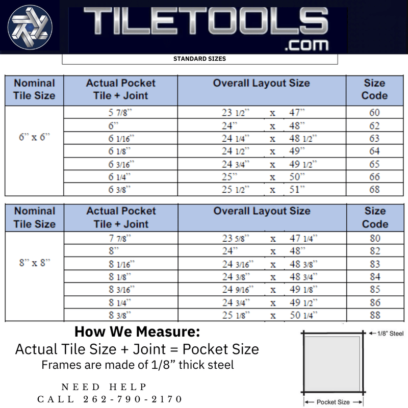 Commercial Tile Setting Racks - Custom & Efficient | Free Shipping ...