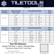 Commercial Tile Setting Racks - Custom & Efficient | Free Shipping ...