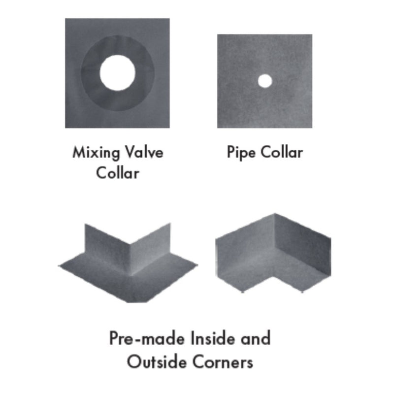 Watertight Shower Pans Watertight Waterproofing Accessories