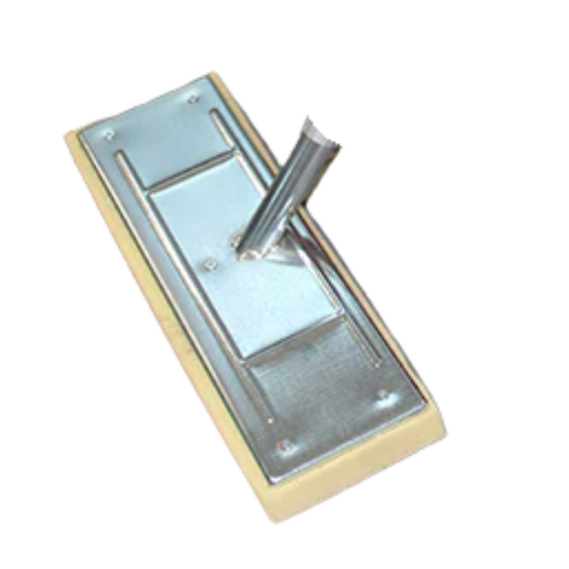 Pedal roller grout bucket replacement head & sponge with metal frame