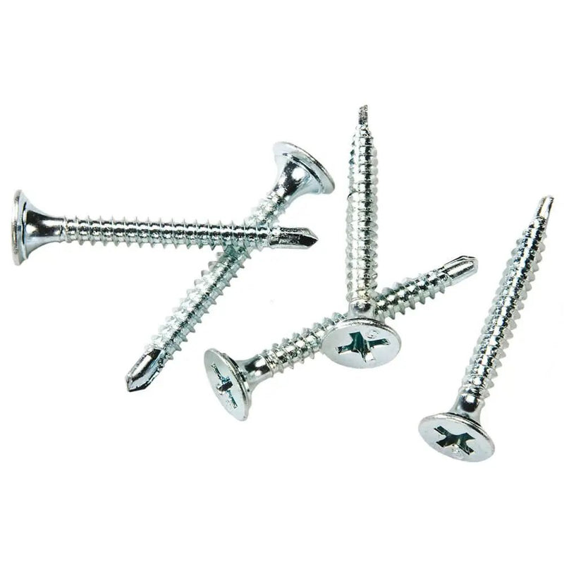 wedi 1-5/8 inch ceramic-coated screws in bulk pack for foam board installation