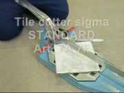 Video of a professional using Sigma 7F to cut a porcelain tile