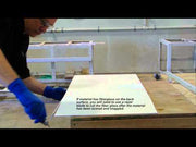 EZ Thin Tile Cutters designed for scoring and snapping new thin materials like SlimLite from Daltile and Laminam from Crossville. The tile or panel can be scored with a ruler and snapped manually or cut with the EZ T-Cutter for accurate and fast cutting. For tiles with texture, see Spike Ruler.